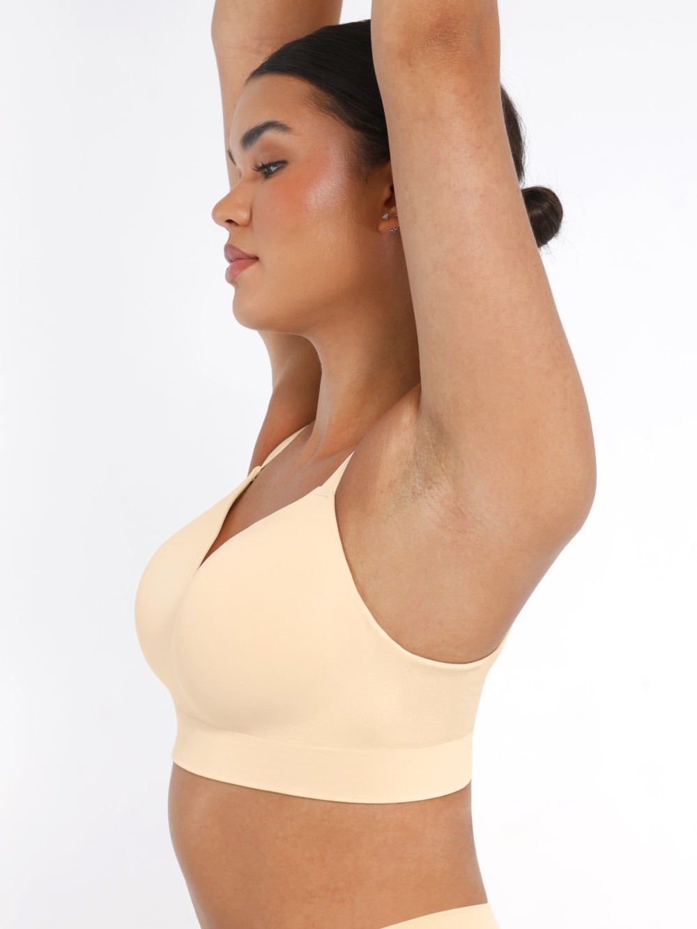 Fashion Wireless Seamless Shapewear Bra with Bust Support