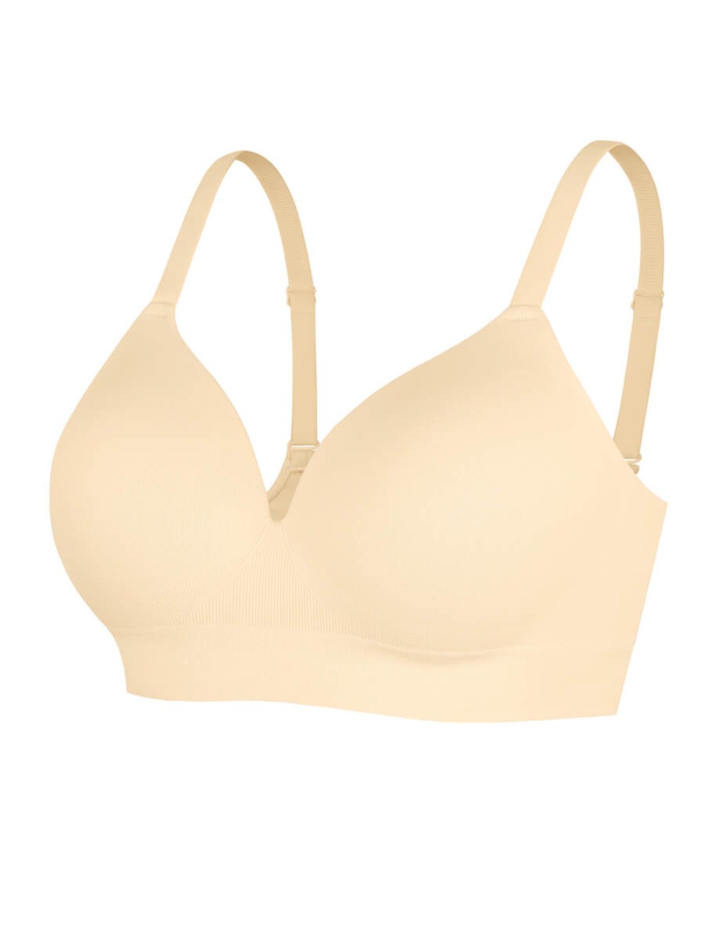 Fashion Wireless Seamless Shapewear Bra with Bust Support
