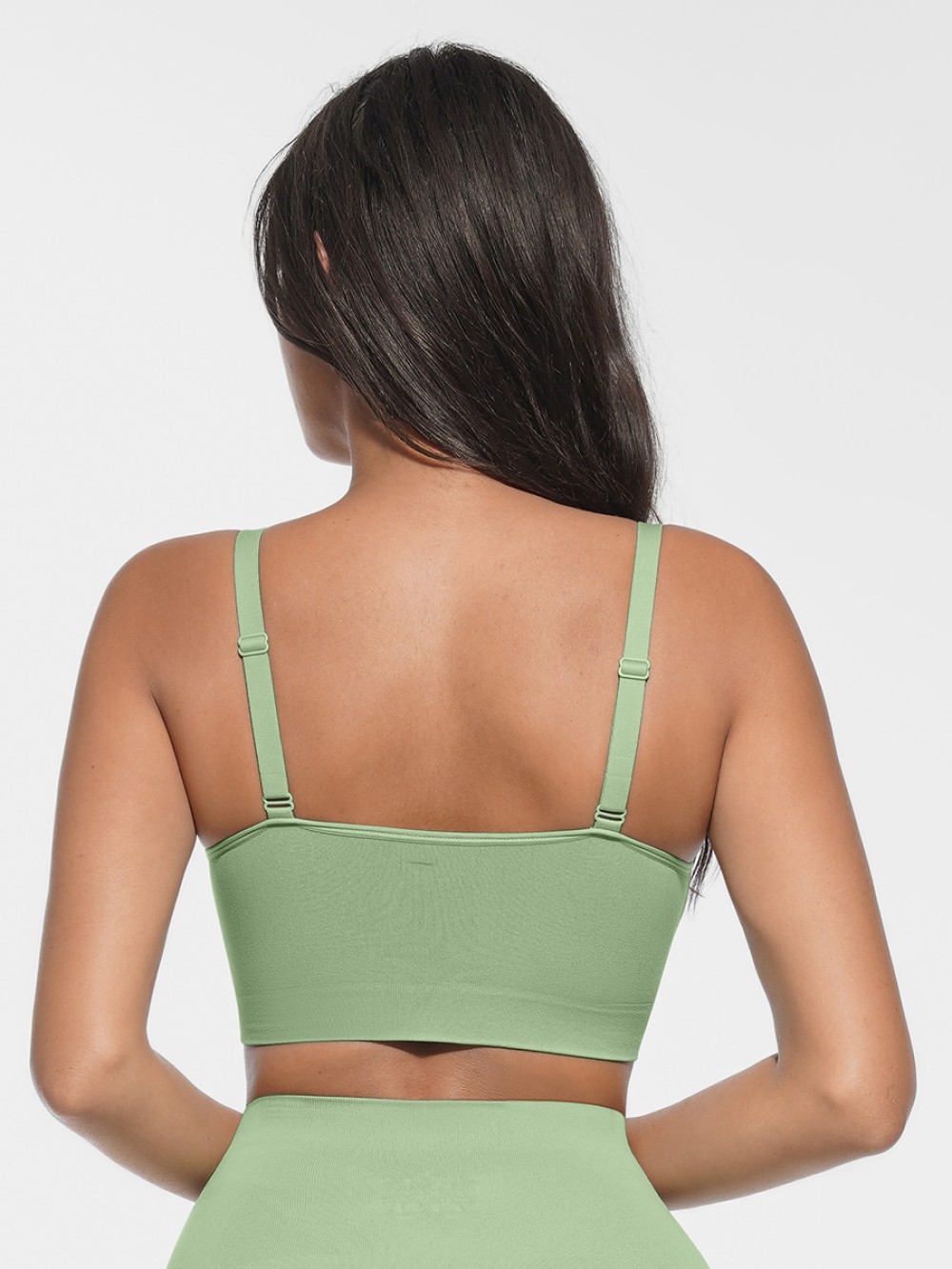 Comfortable Seamless Scoop Smooth Back Fat Bralettes Bras
