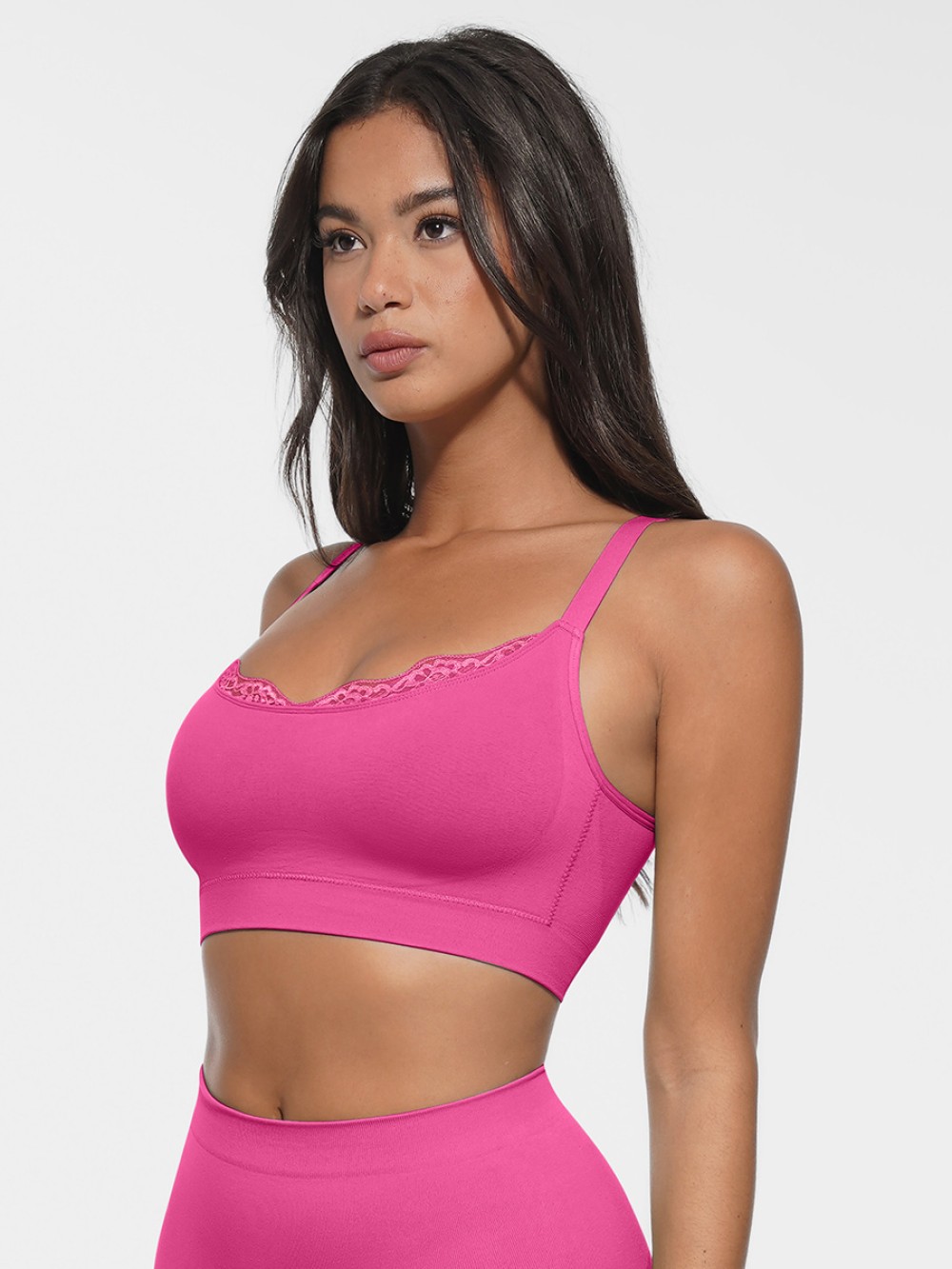 Seamless Comfortable Scoop Smooth Back Fat Bralettes Bras
