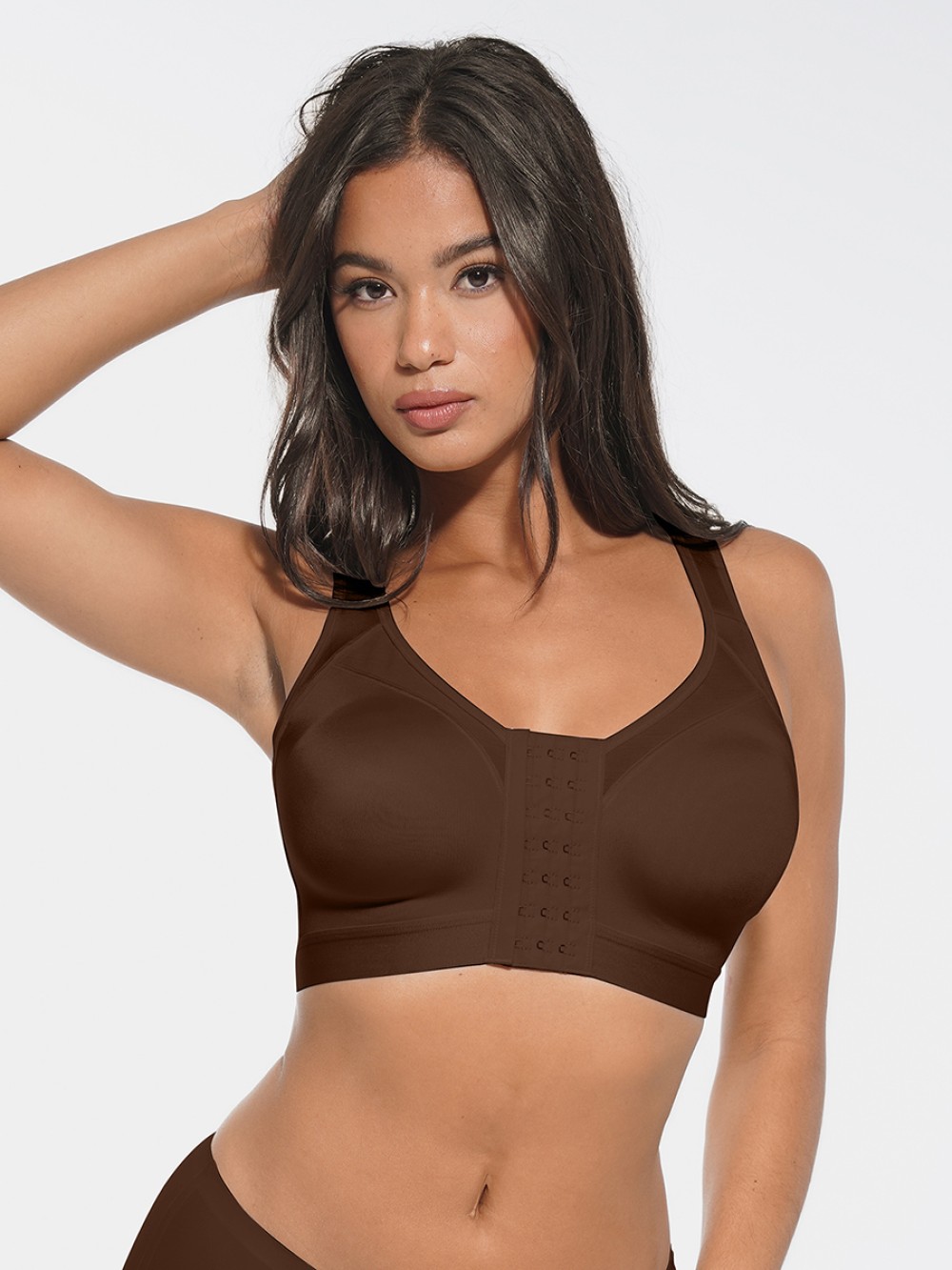 Full Coverage Wireless No Padding Smooth Back Post-Surgery Bra