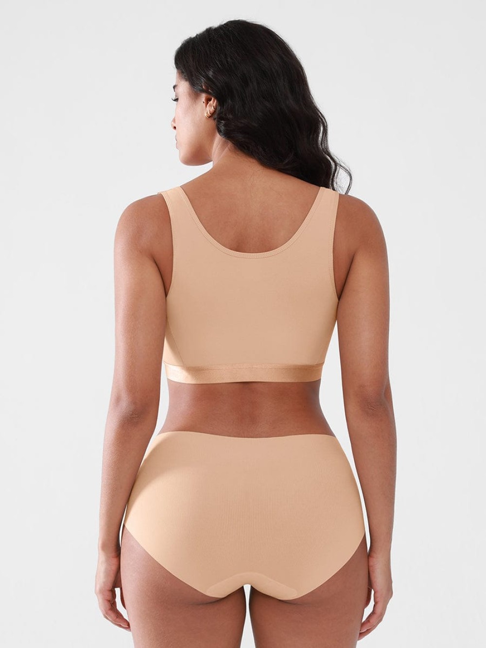 Post Surgery Bra Front Closure Compression Mastectomy Bra