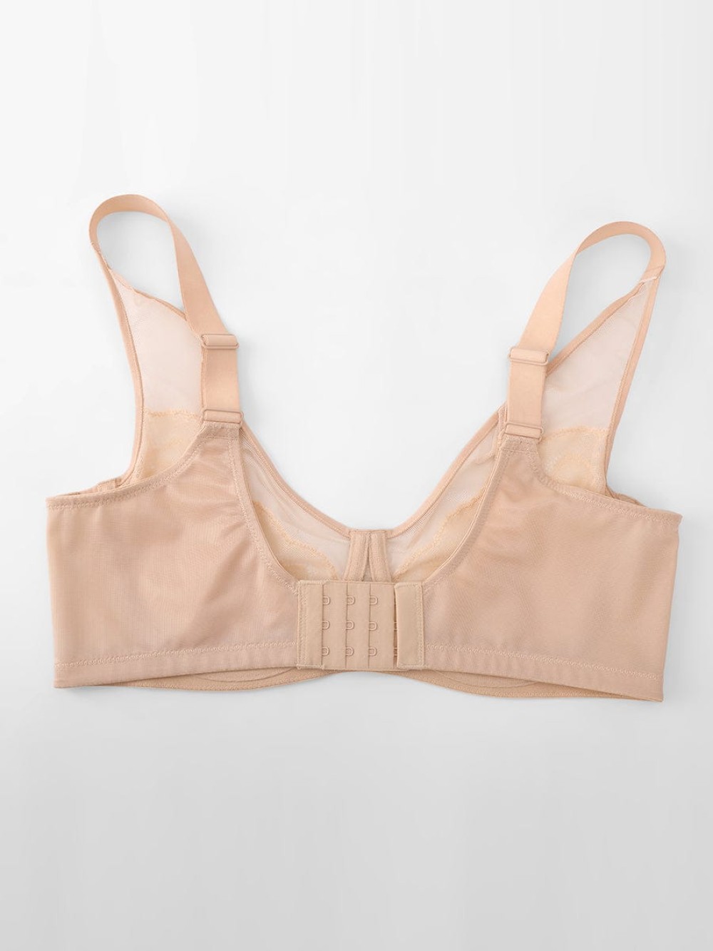 Minimizing Bra Full Coverage Unlined Side Support Underwire Smooth Back