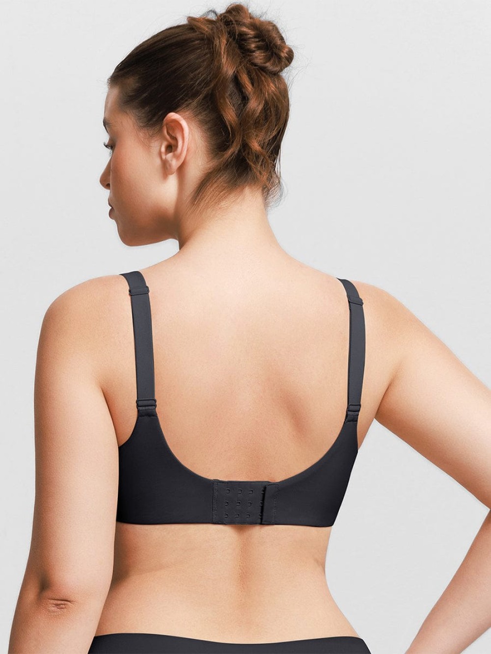Seamless Underwire T Shirt Push Up Demi Bra with Adjustable Shoulder Strap