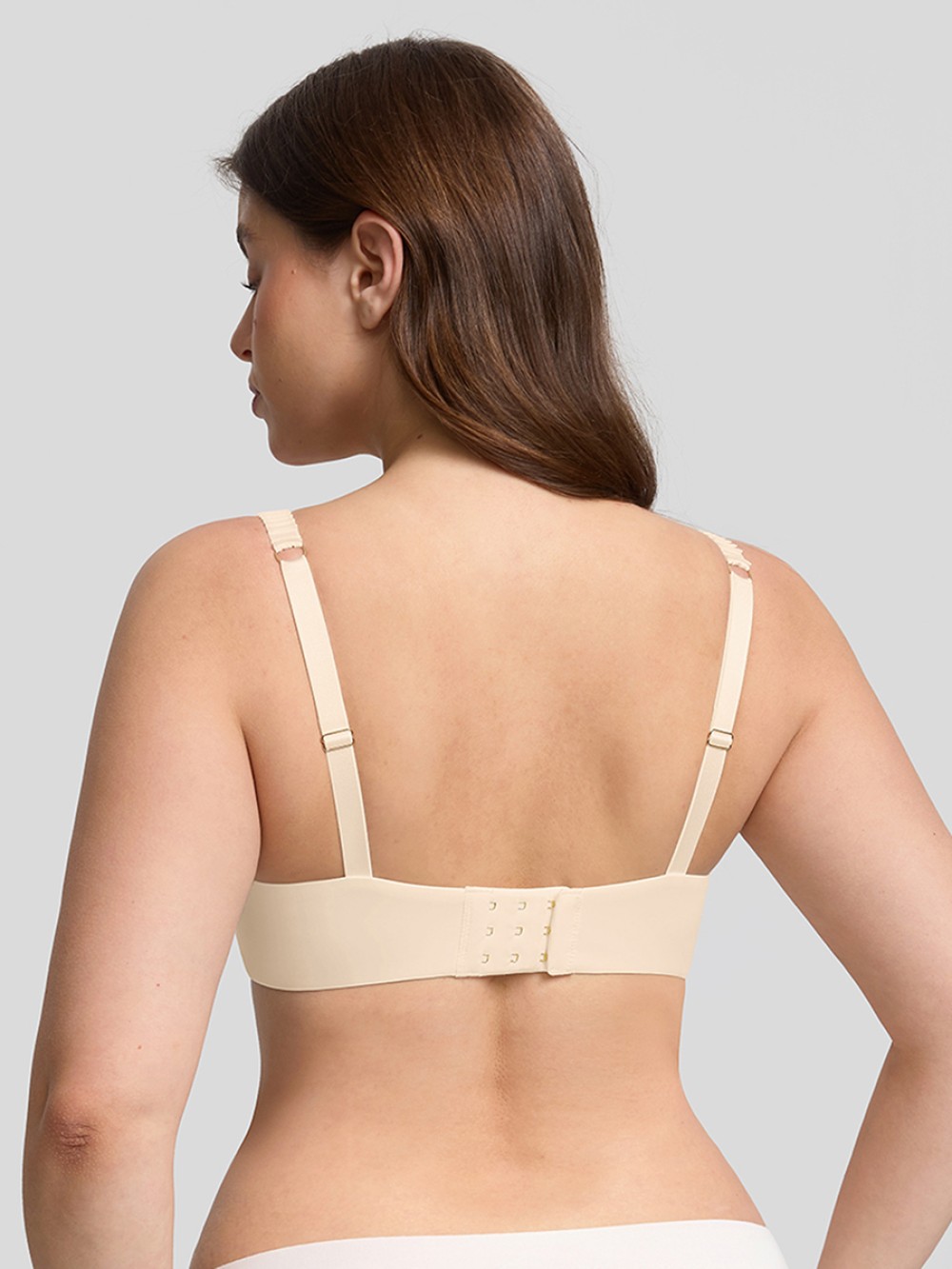 Underwire Lightly Lined Naked Memory Foam Demi T-Shirt Bra
