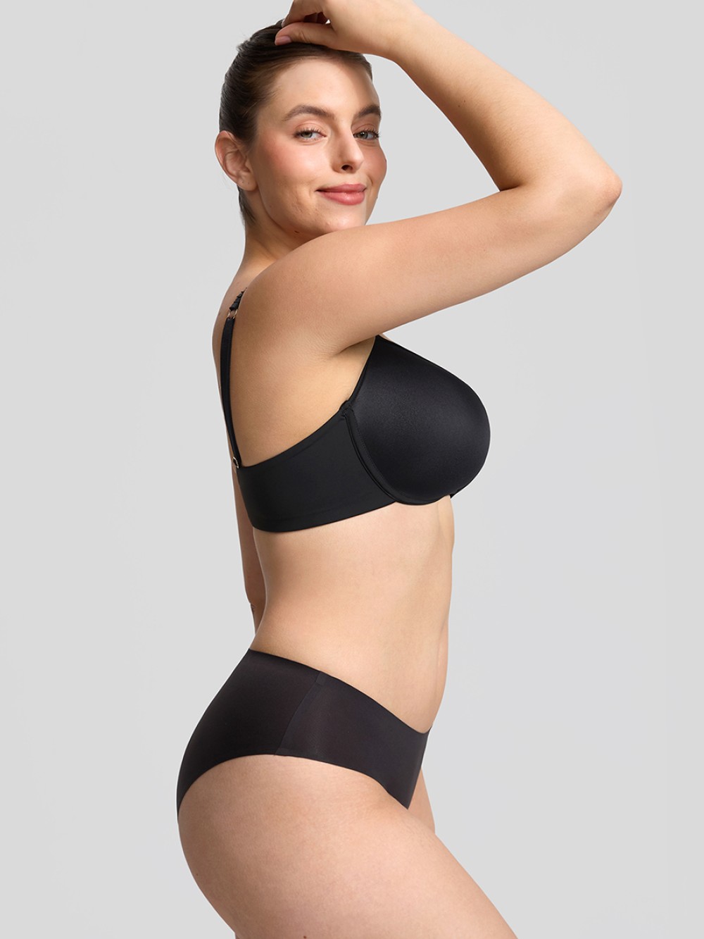 Underwire Naked Memory Foam Demi T-Shirt Bra