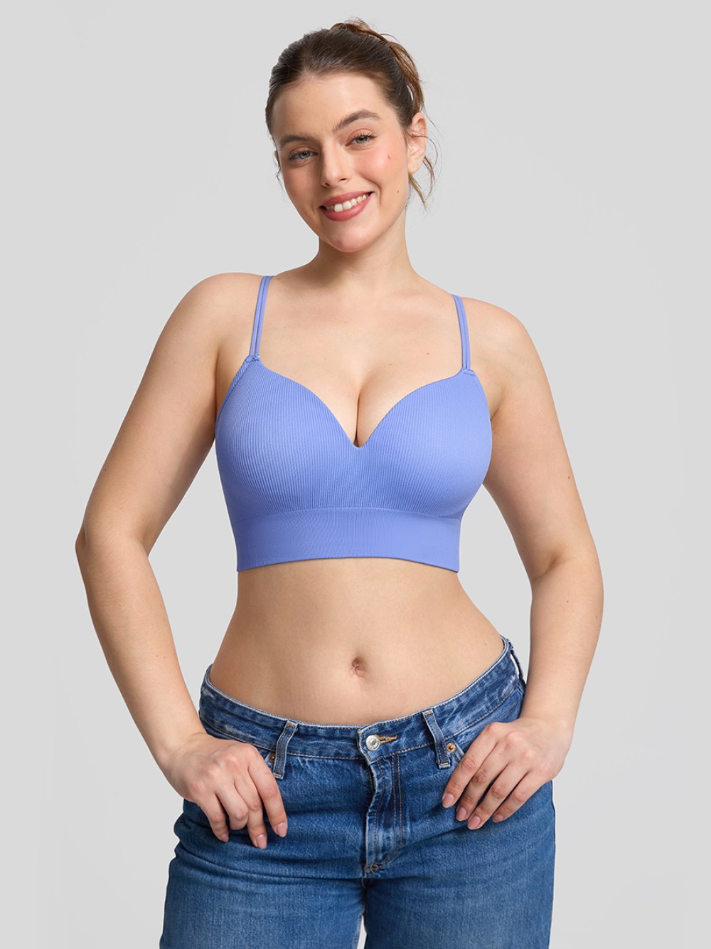 Wireless Demi T Shirt Bra Seamless Light Support Everyday Comfort