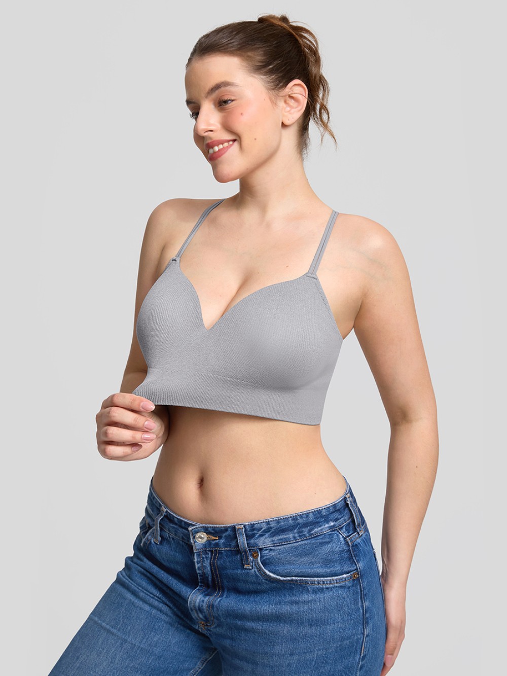 Seamless Wireless Demi T Shirt Bra Everyday Comfort