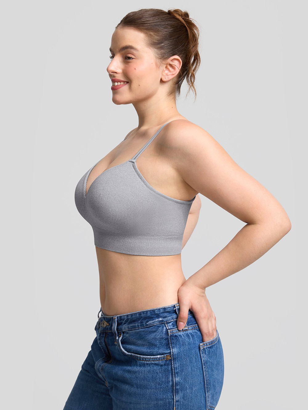 Seamless Wireless Demi T Shirt Bra Everyday Comfort