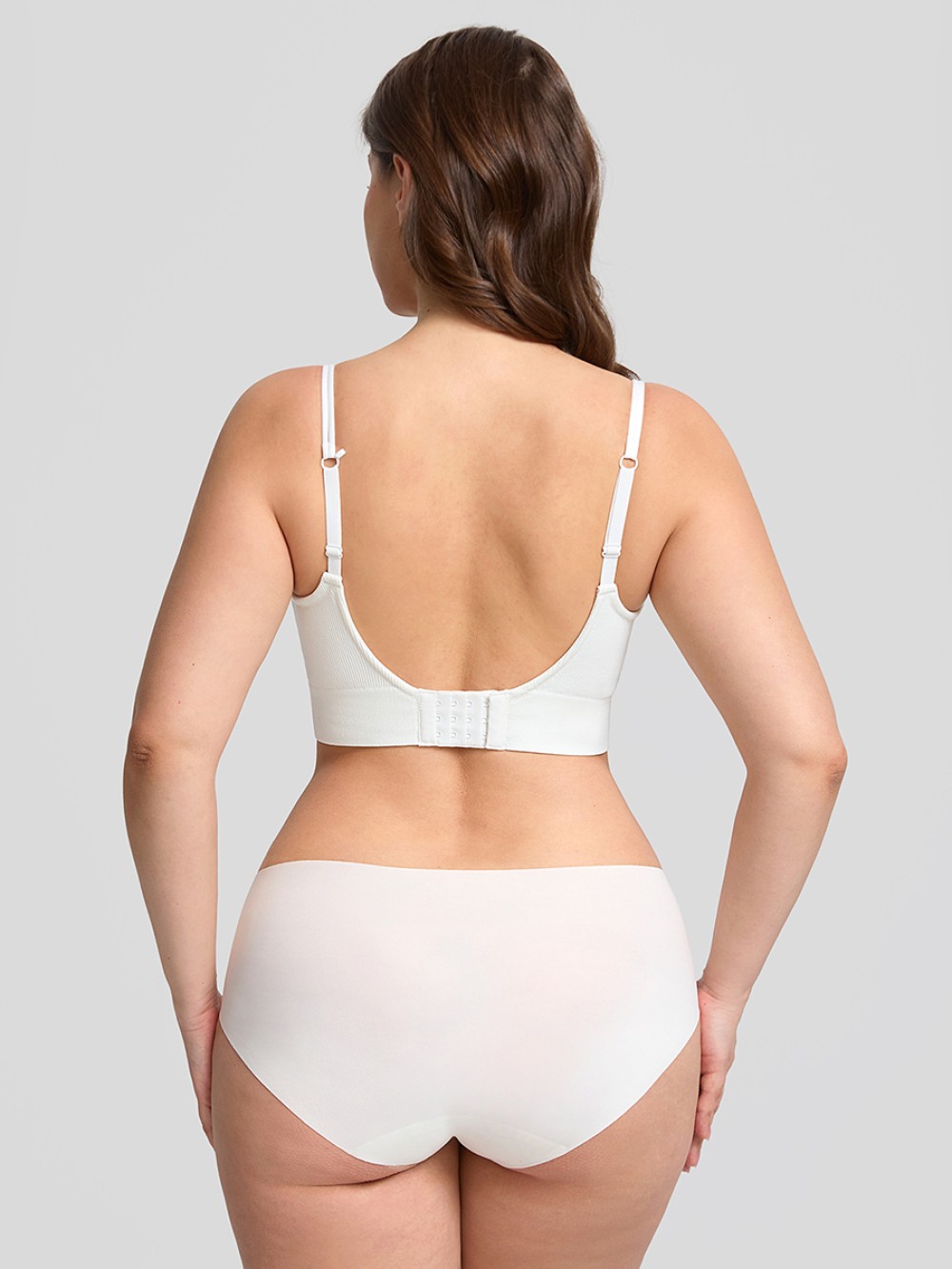 Light Support Wireless Demi T Shirt Bra Seamless Everyday Comfort