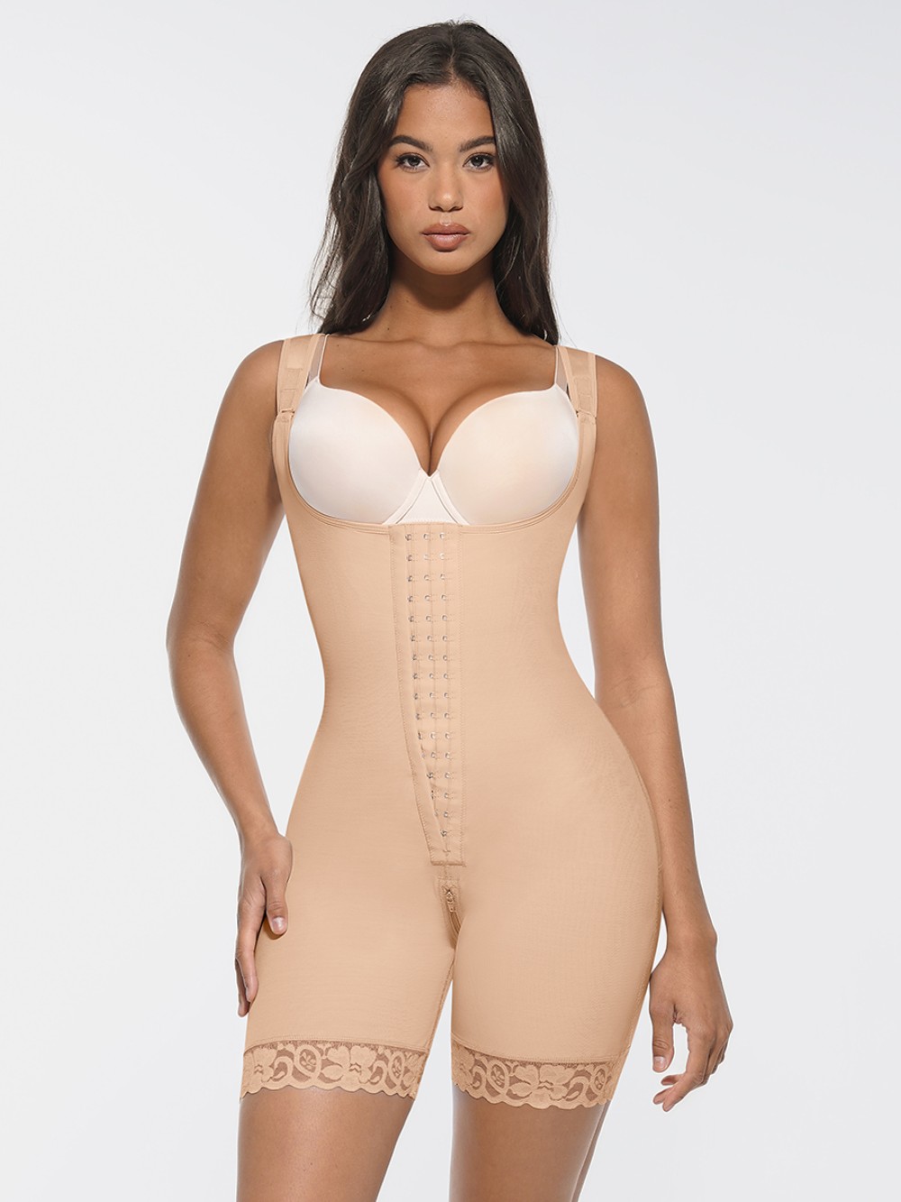 Post-operative U-shaped Bust Support Hard Mesh Butt Lift Body Shaper