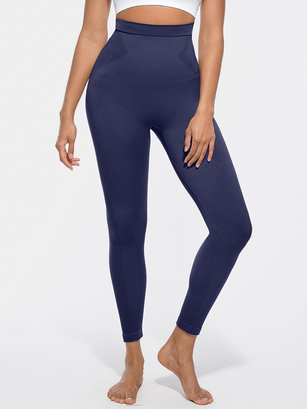 Seamless High Waisted Sculpting Slim Fit Anti Slip Shaping Leggings