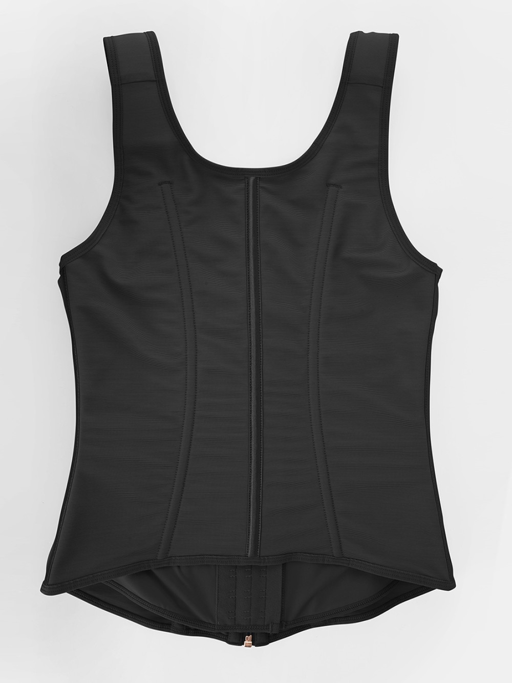 7 Steel Bones Chest Support Waist Cincher Tank Top with Adjustable Strap