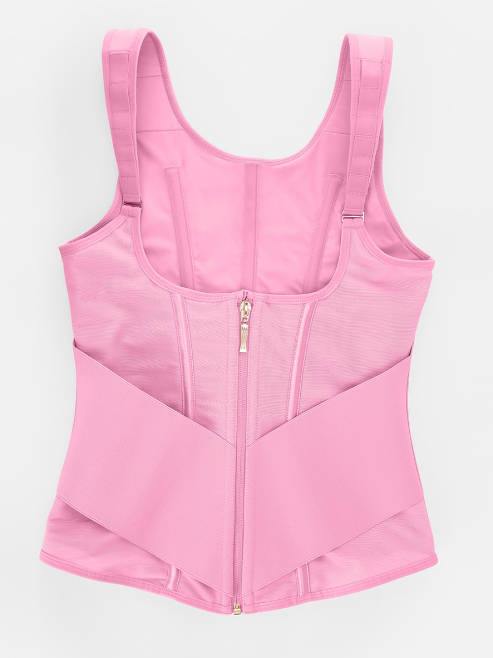 7 Steel Bones Waist Cincher Tank Top with Adjustable Strap