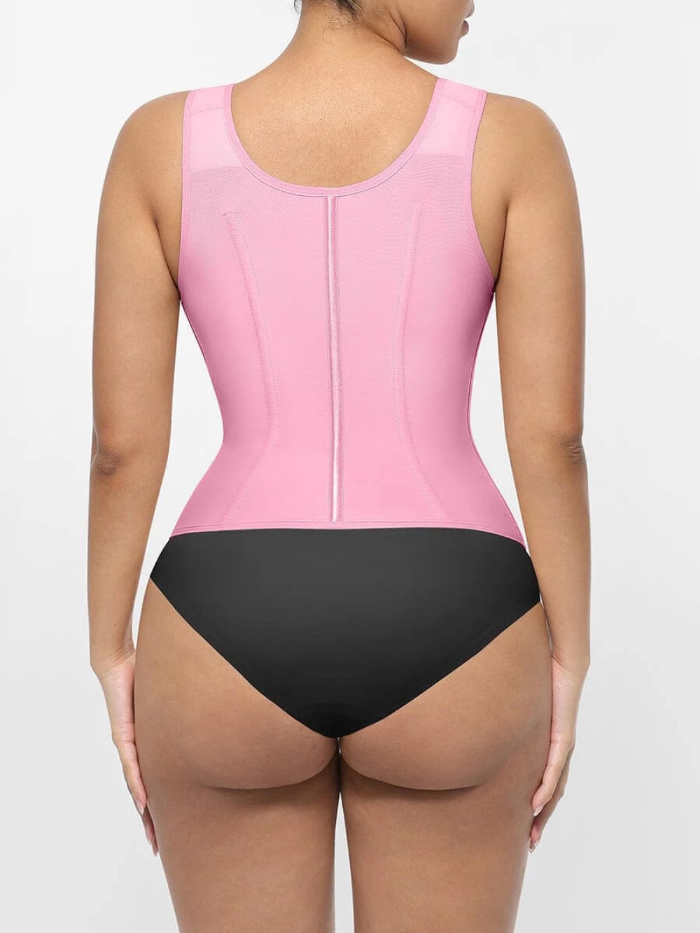 7 Steel Bones Waist Cincher Tank Top with Adjustable Strap