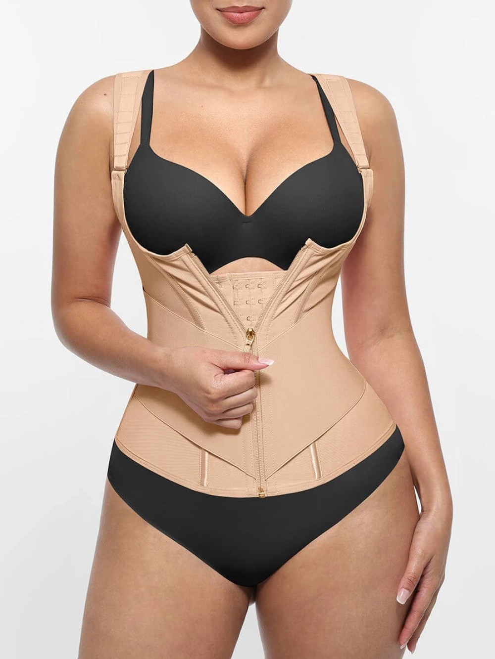 7 Steel Bones Chest Support Waist Cincher Tank Top