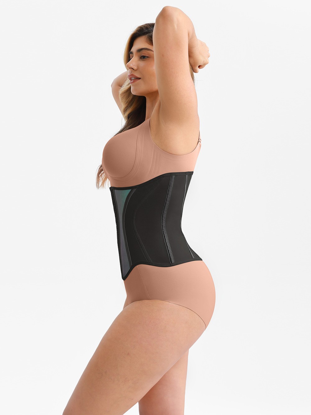 11 Steel Bones High Compression S Curve Latex Waist Trainer