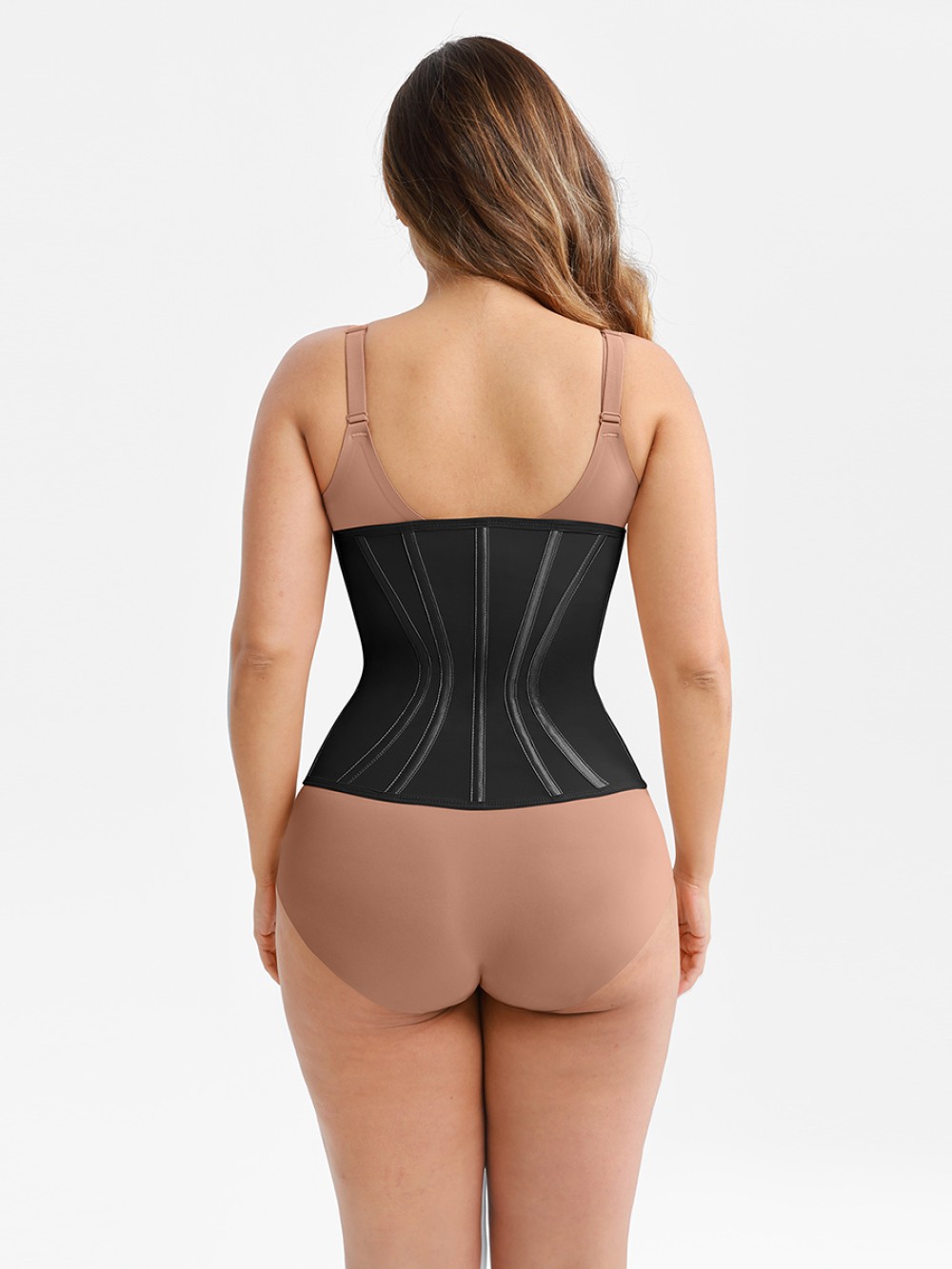 11 Steel Bones High Compression S Curve Latex Waist Trainer
