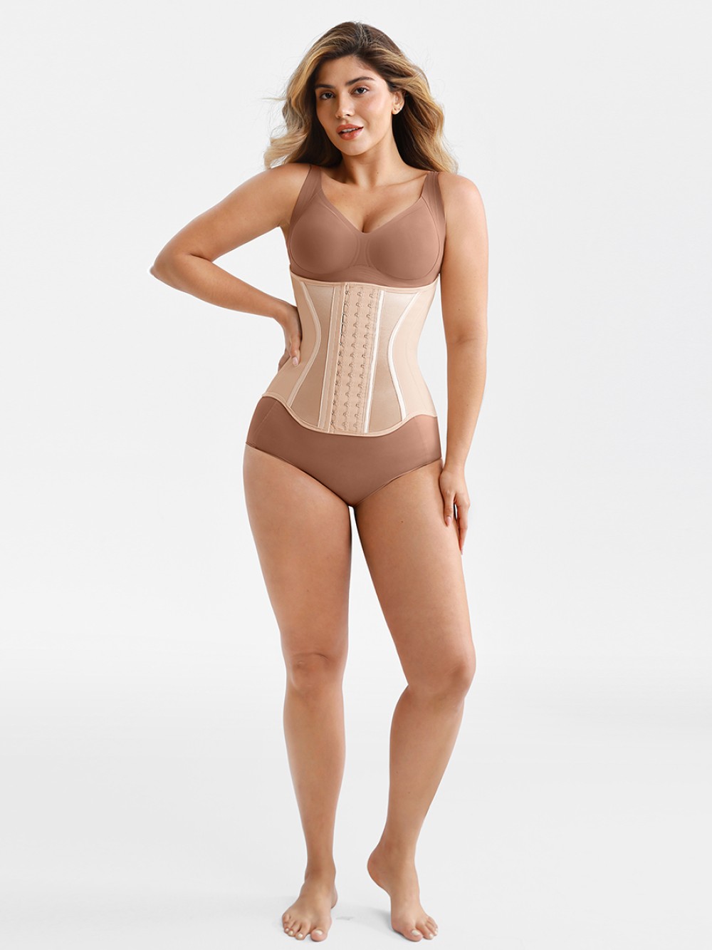 High Compression S Curve Latex Waist Trainer with 11 Steel Bones
