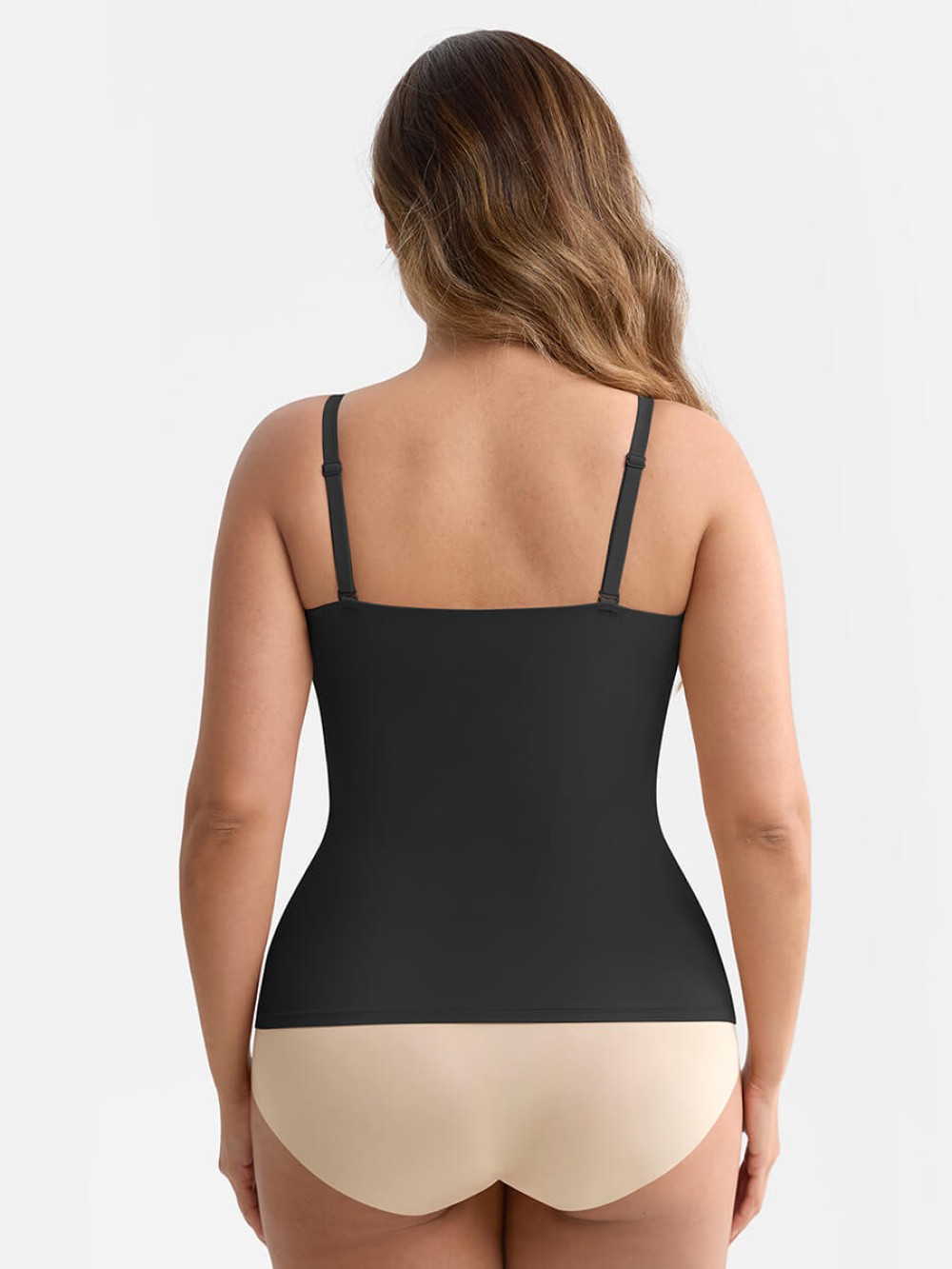Scoop Neck Tank Top with Anti-Sheer Bust Lining