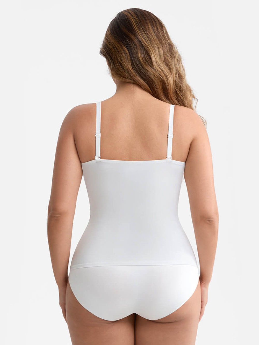 Scoop Neck Anti-Sheer Bust Lining Daily Wear Tank Top