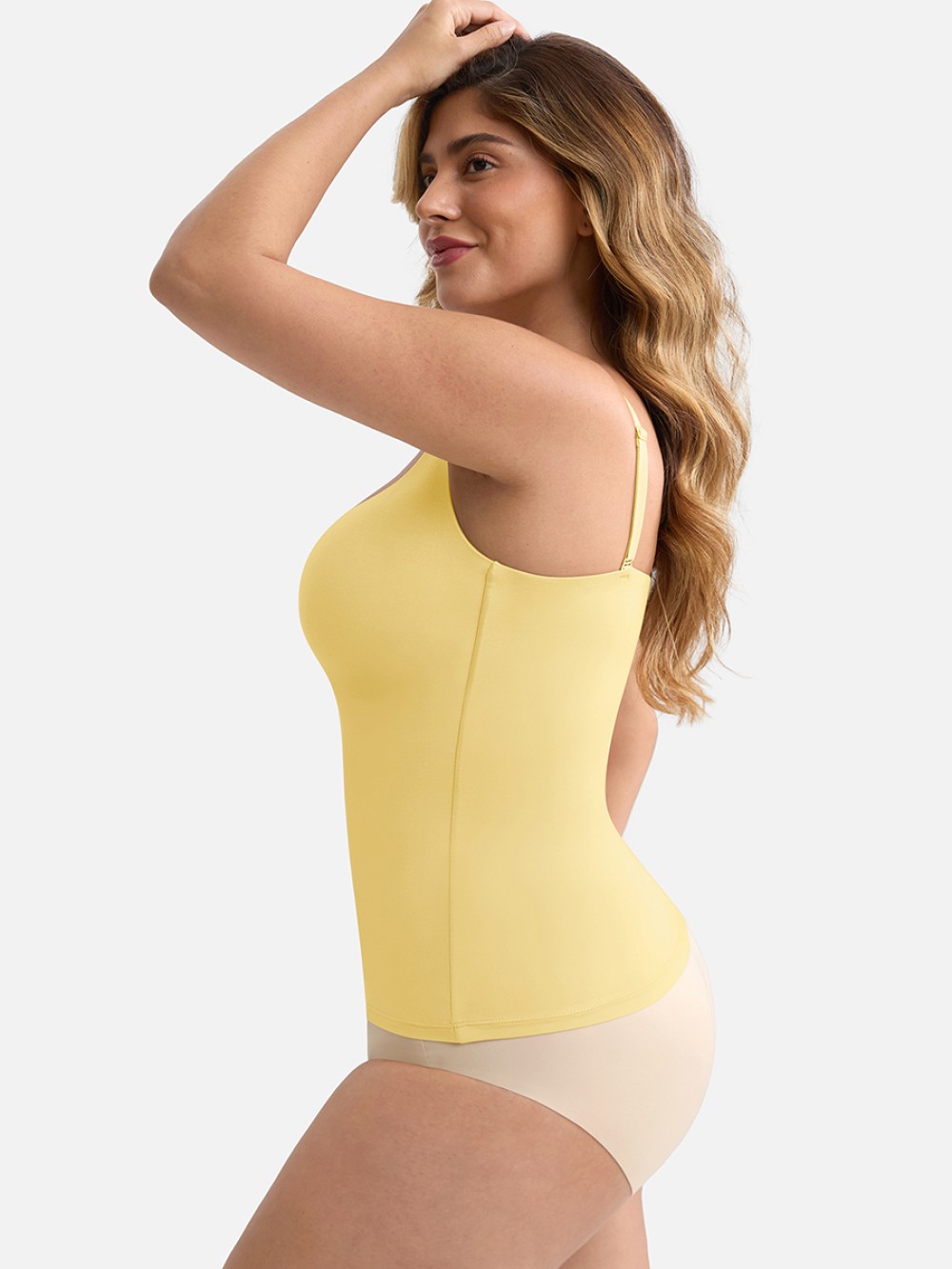 Comfort Scoop Neck Tank Top with Anti-Sheer Bust Lining