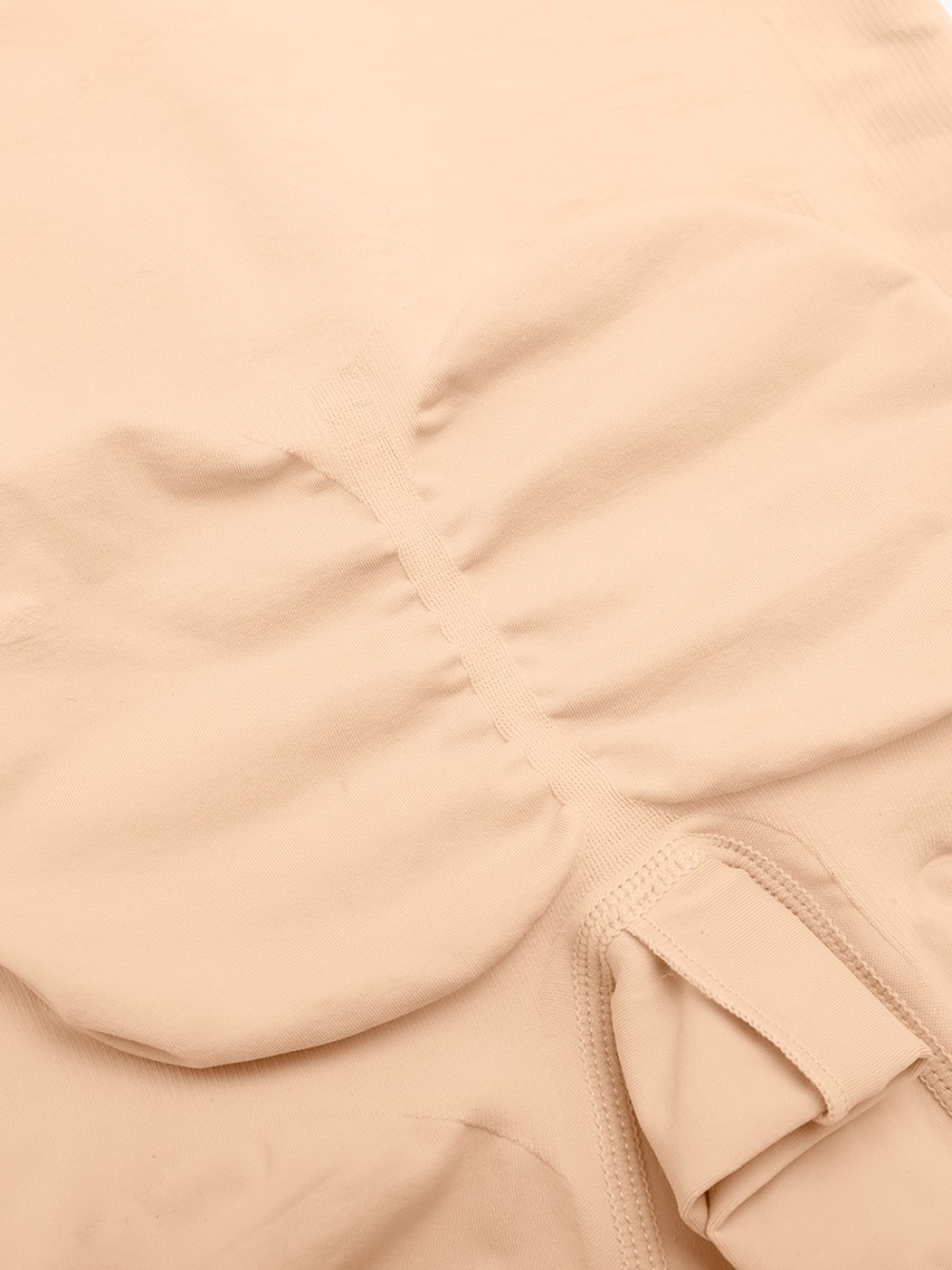 Invisible Zip Seamless Shapewear Bodysuit Tummy Control Butt Lifting Adjustable Straps