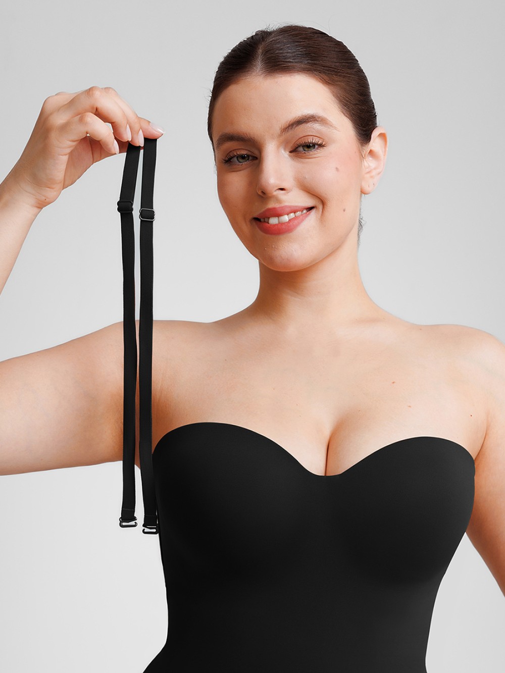 Seamless Underwire Half Cup Waist Control Shapewear Bodysuit
