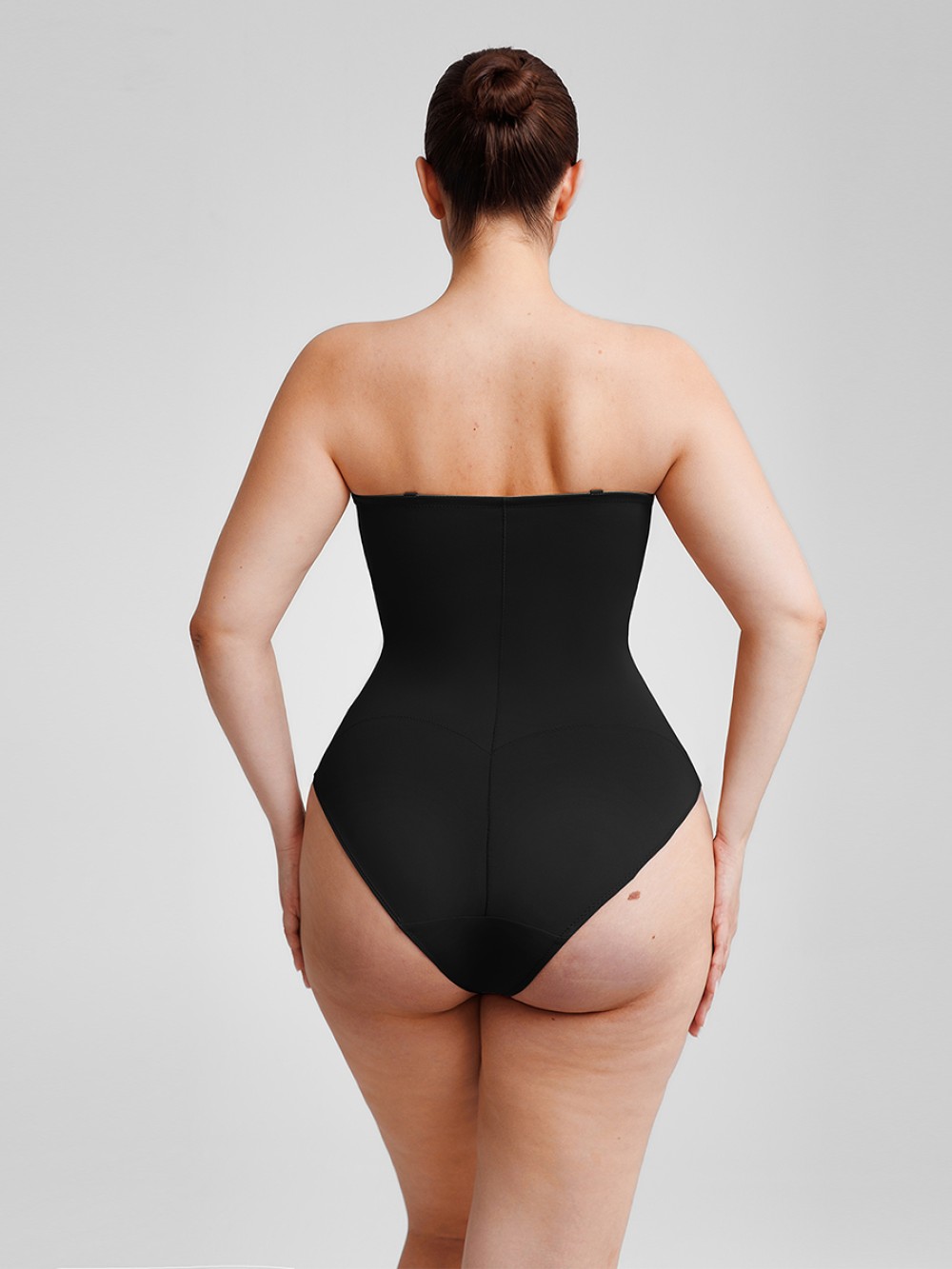 Seamless Underwire Half Cup Waist Control Shapewear Bodysuit