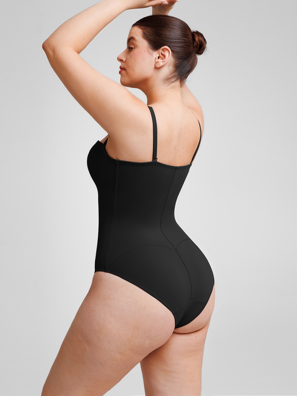Seamless Underwire Half Cup Waist Control Shapewear Bodysuit