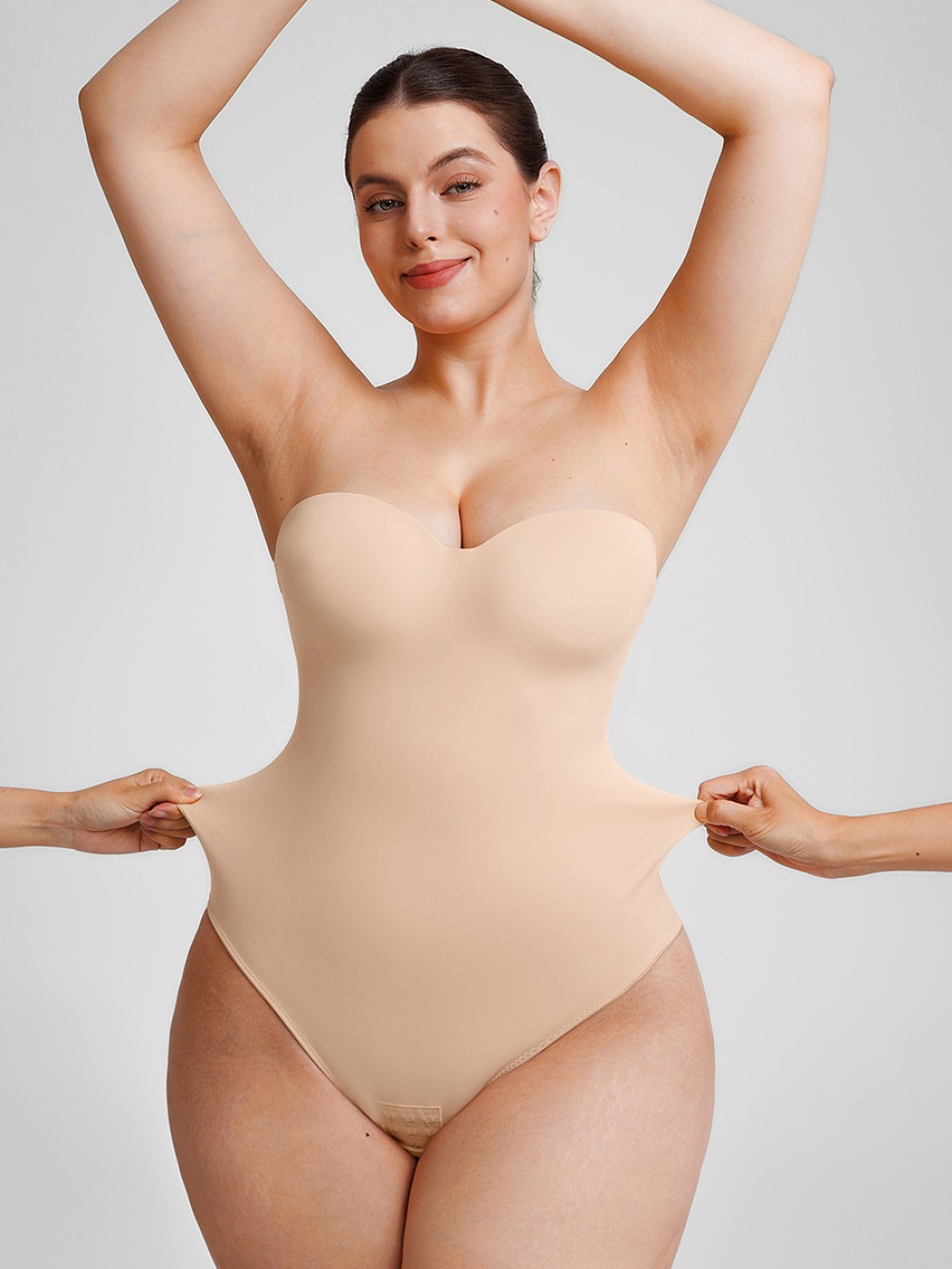 Seamless Underwire Half Cup Shapewear Bodysuit