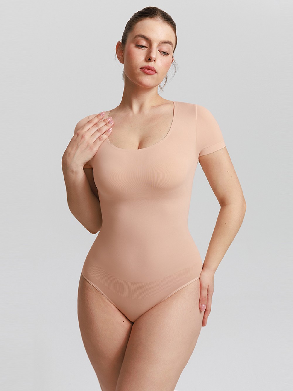Seamless Shapewear Bodysuit Buttery Soft Tummy Control