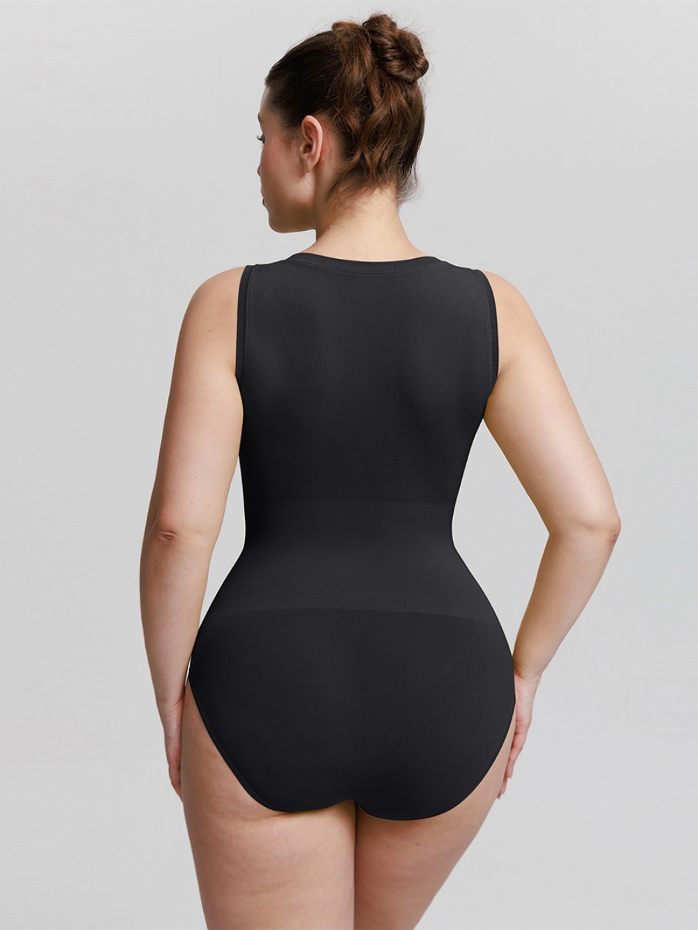 Seamless Buttery Soft Tummy Control Crew Neck Shapewear Bodysuit