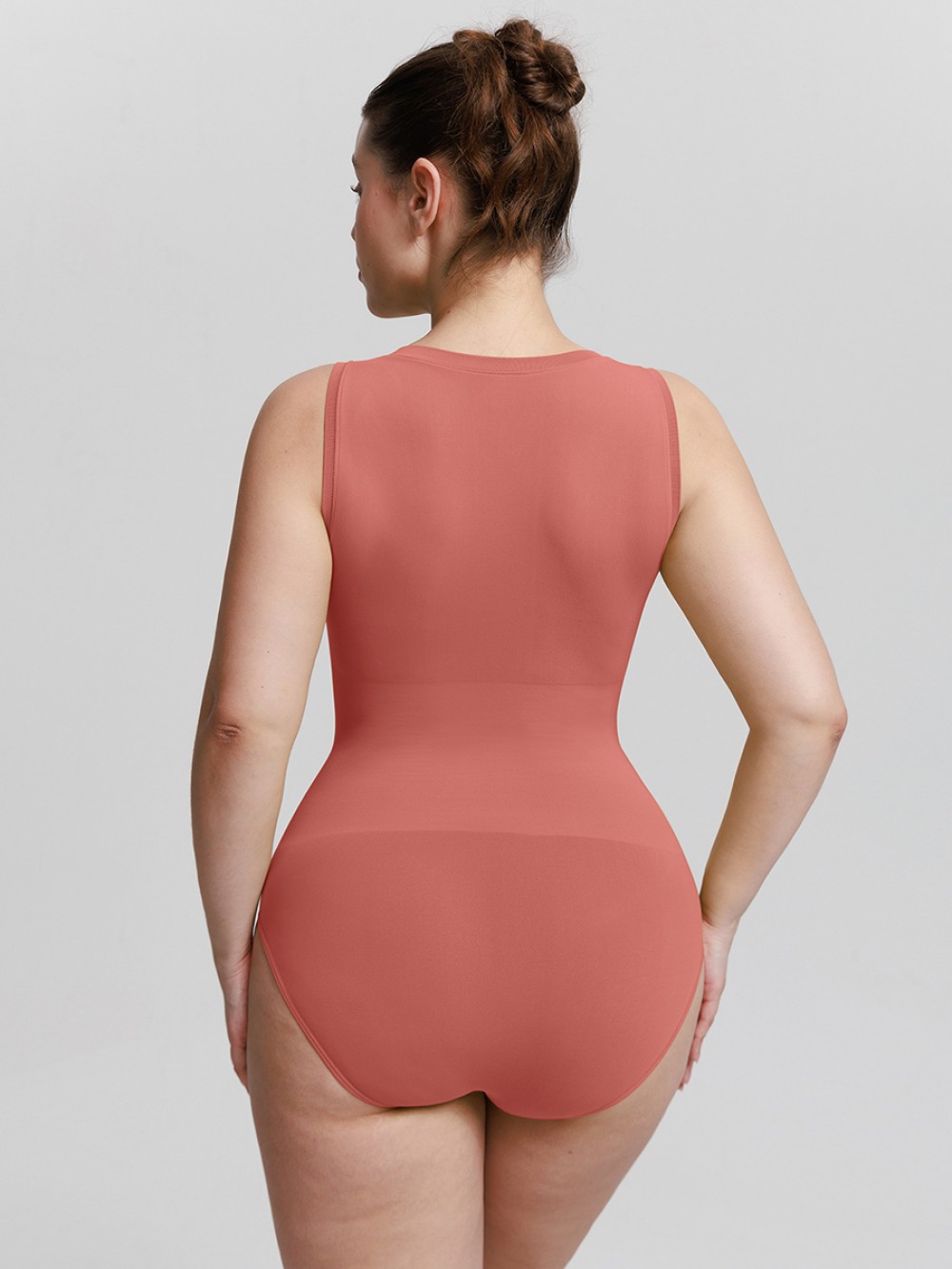 Seamless Crew Neck Buttery Soft Tummy Control Shapewear Bodysuit
