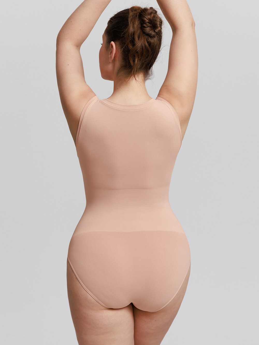 Seamless Buttery Soft Tummy Control Crew Neck Shapewear Bodysuit