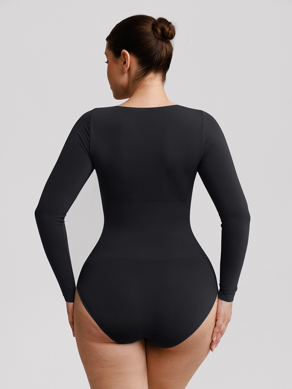 Seamless Butter Soft Scoop Neck Tummy Control Shaping Briefs Bodysuit