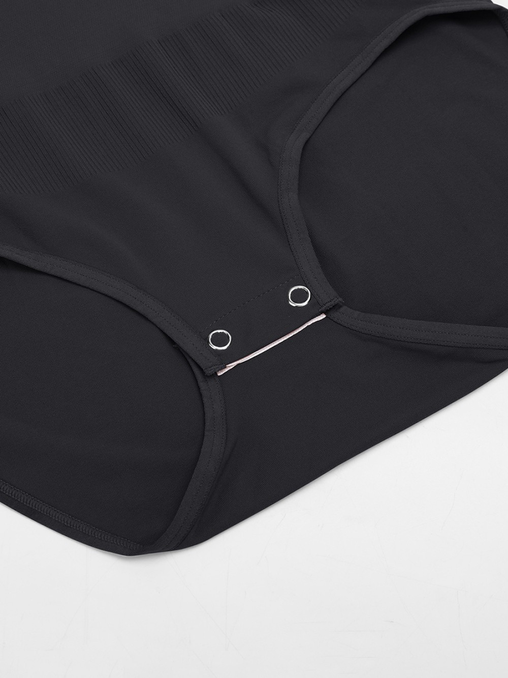 Seamless Butter Soft Scoop Neck Tummy Control Shaping Briefs Bodysuit