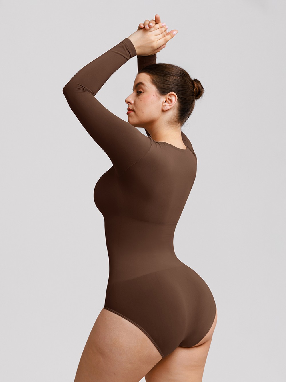 Seamless Butter Soft Scoop Neck Tummy Control Shaping Briefs Bodysuit