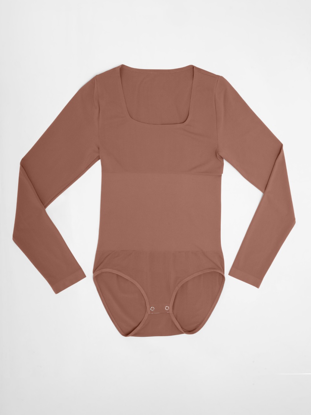 Seamless Butter Soft Scoop Neck Tummy Control Shaping Briefs Bodysuit