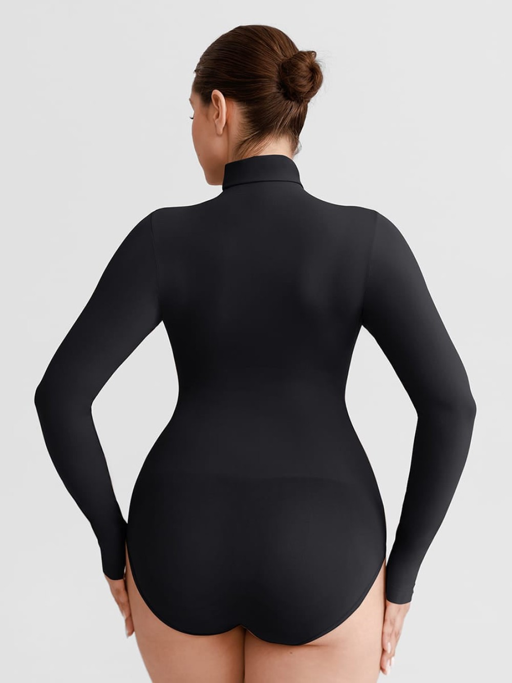 Seamless Butter Soft Snap Crotch Bodysuit Second Skin Stretch Shapewear