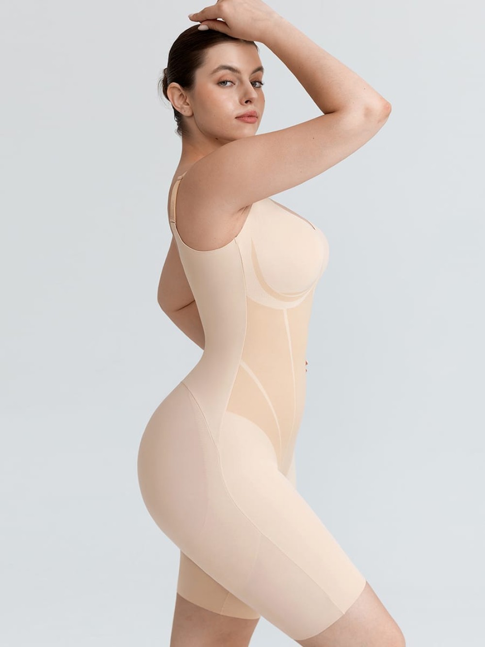 Liquid LYCRA™ Light Control Traceless Boyshort Bodysuit