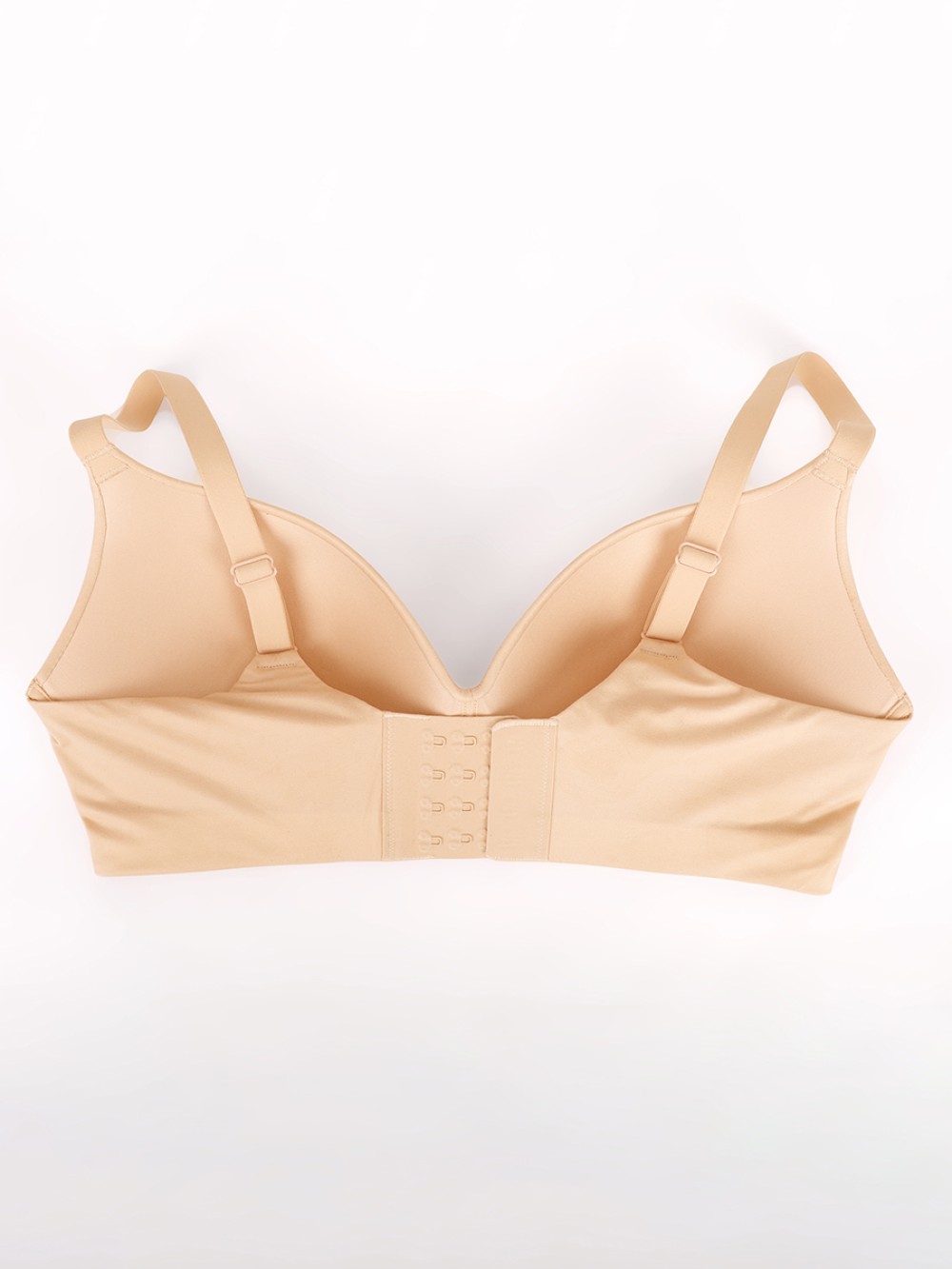 Comfort Wireless Push Up Demi Coverage Bralettes Bra