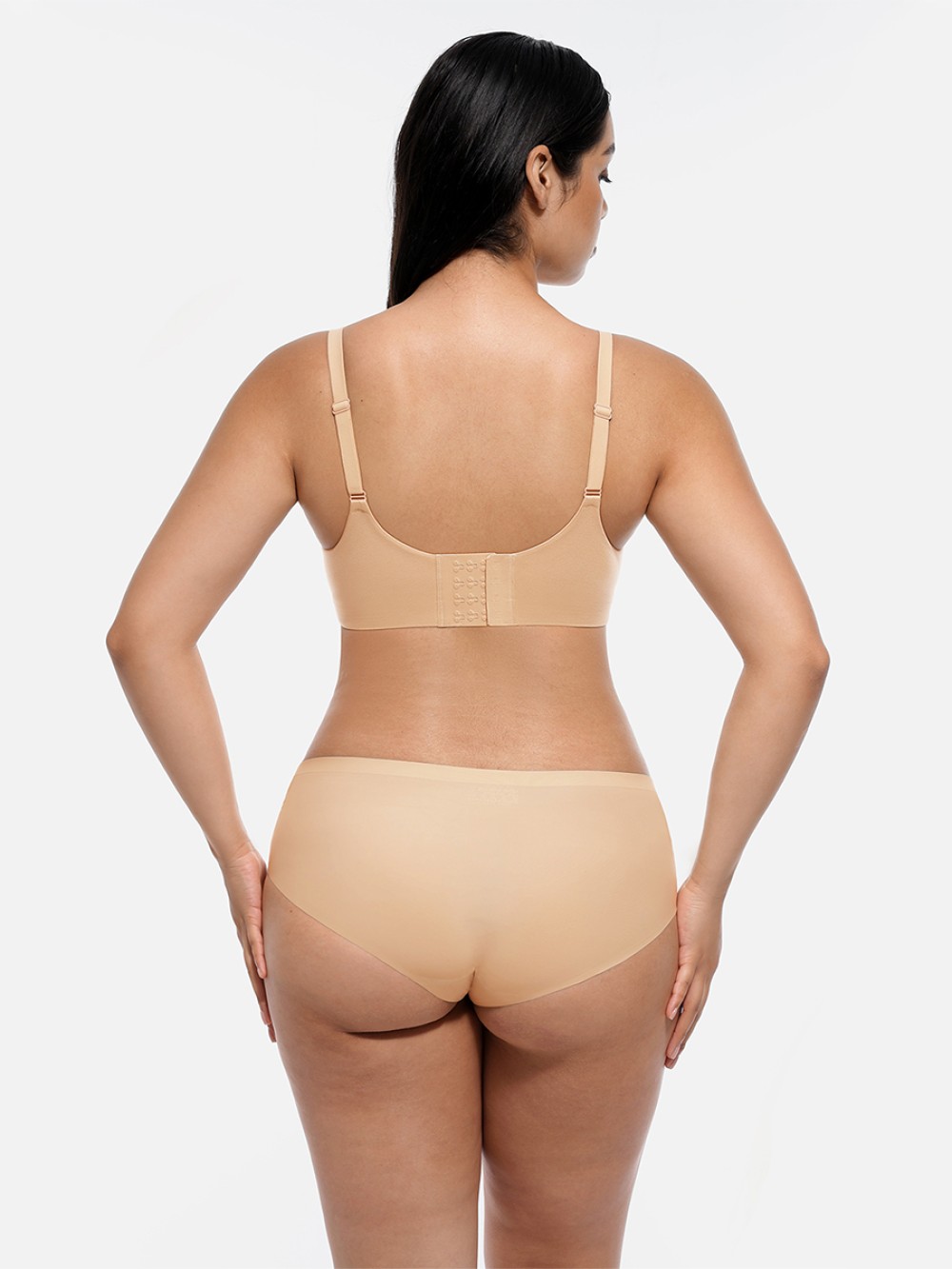 Comfort Wireless Push Up Demi Coverage Bralettes Bra