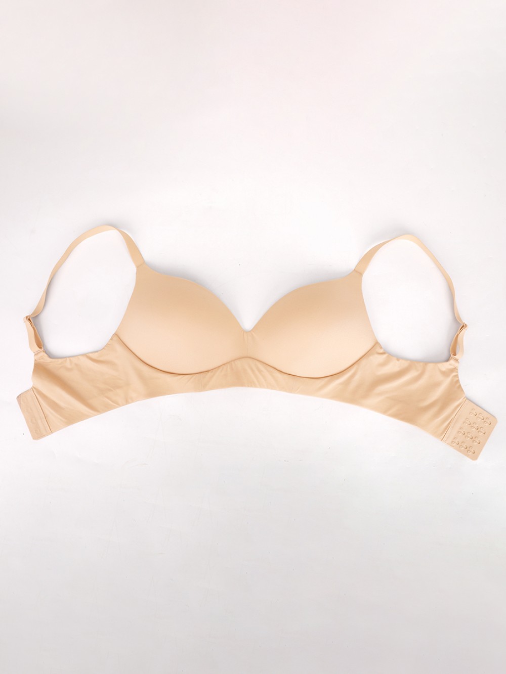 Comfort Wireless Push Up Demi Coverage Bralettes Bra