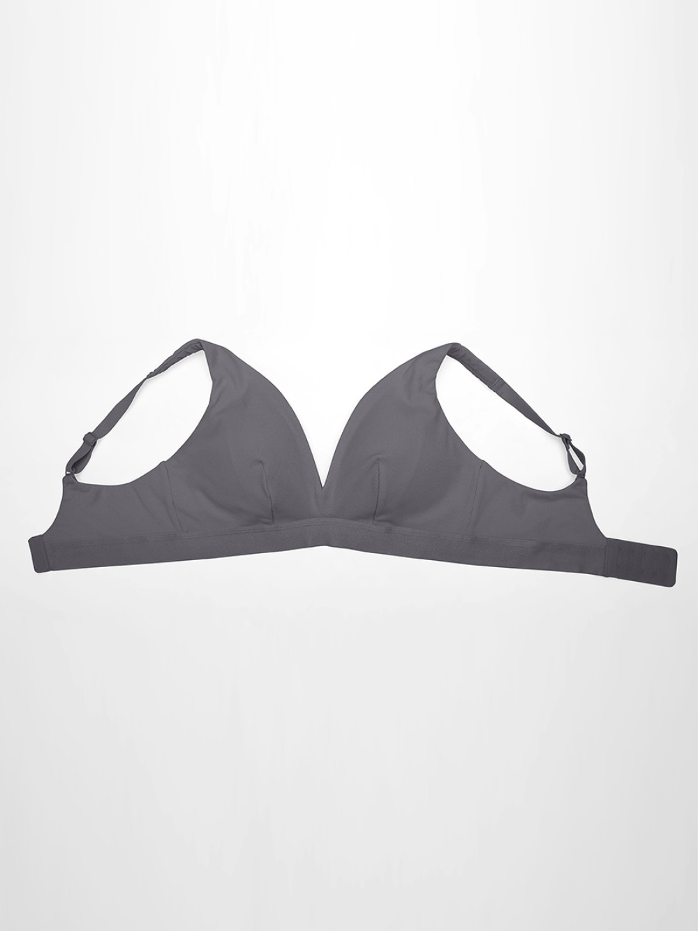 Deep V Neck Comfortable Rib Modal All Day Wear Bralette with Removable Pads