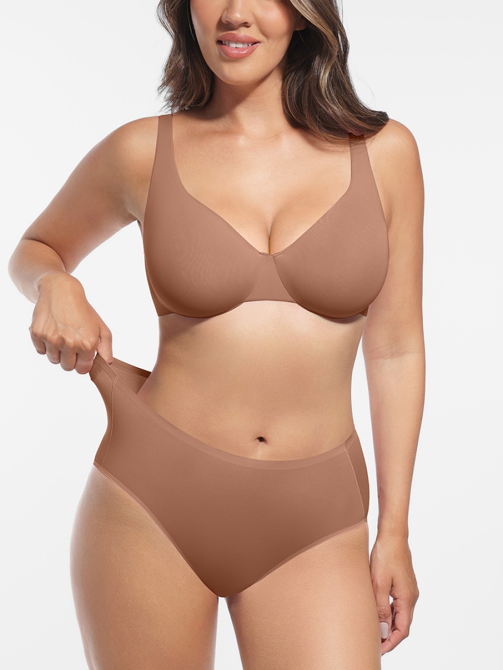 Cloud Like Mid Waist 360° 4-Way Stretch Daily Panties for Women