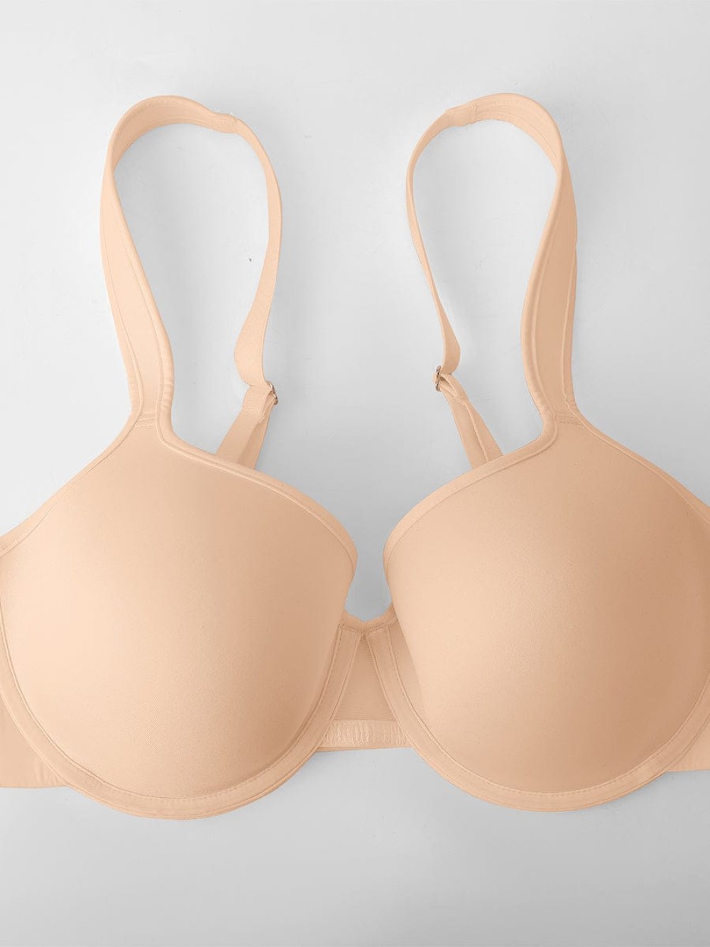Full Coverage Underwire Bra Memory Foam Cup Side Support