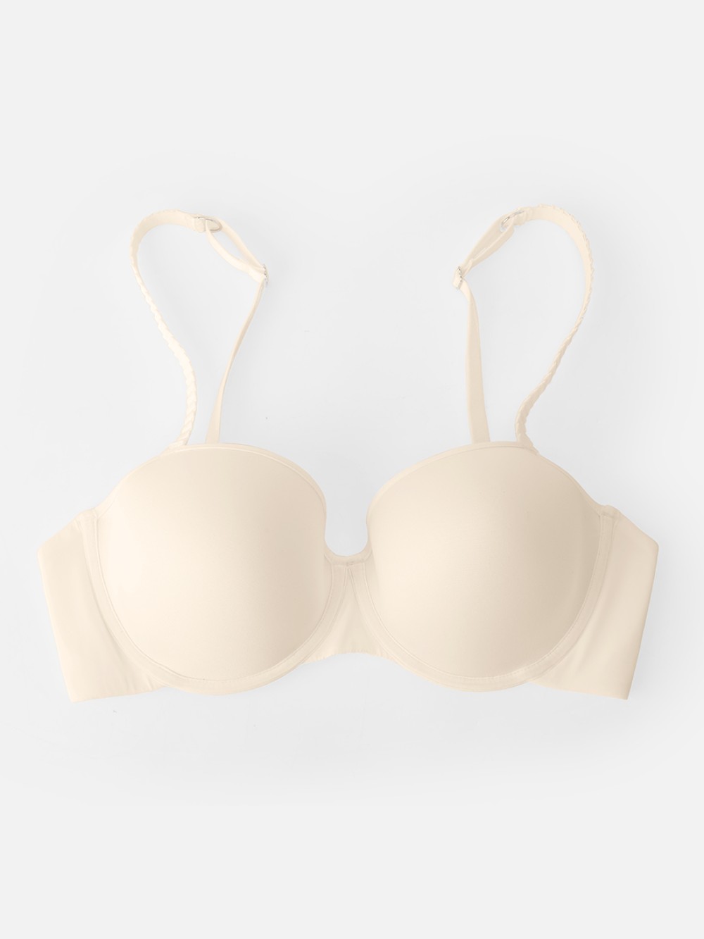 Underwire Lightly Lined Naked Memory Foam Demi T-Shirt Bra