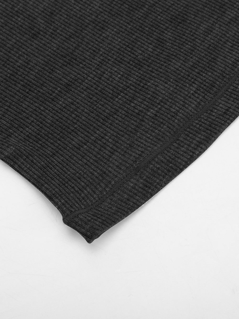 Rayon Ribbed Wide Strap Scoop Neck Tank Top Breathable for Women