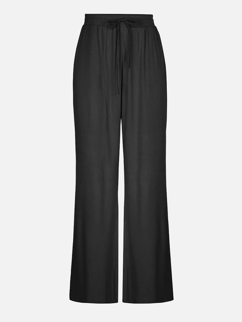 Rayon Ribbed Wide Leg Lounge Pants for Women